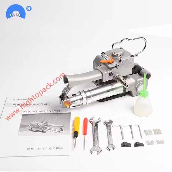 A19 Pneumatic PP Pet Hand Strapping Tool for 13mm, 16mm, 19mm Band